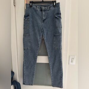 Blue Cargo Jeans